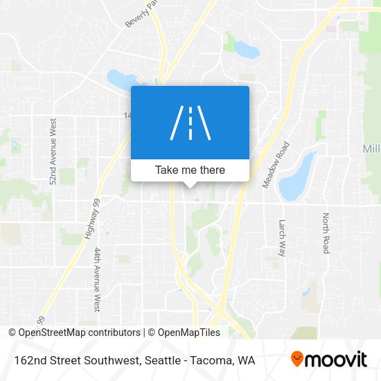 162nd Street Southwest map