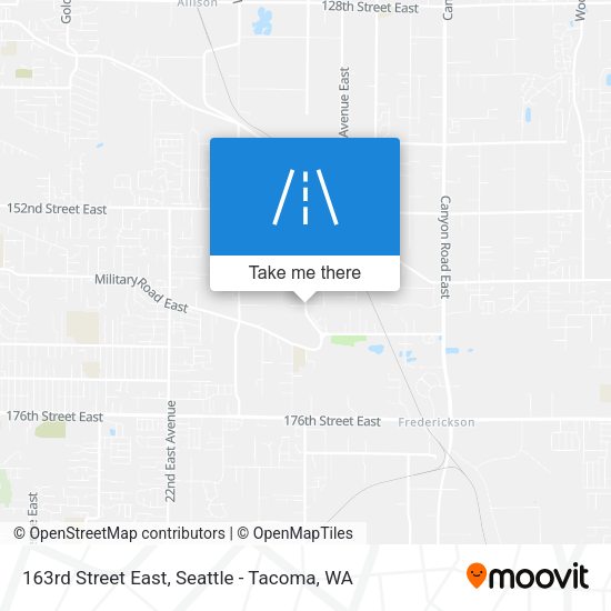 163rd Street East map