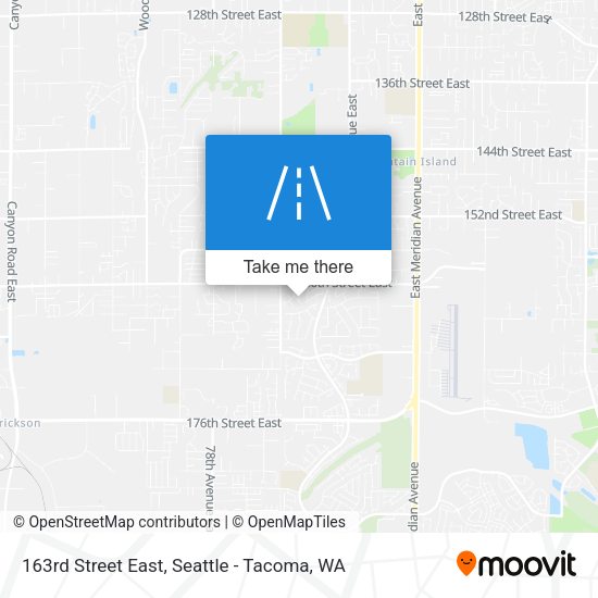 163rd Street East map