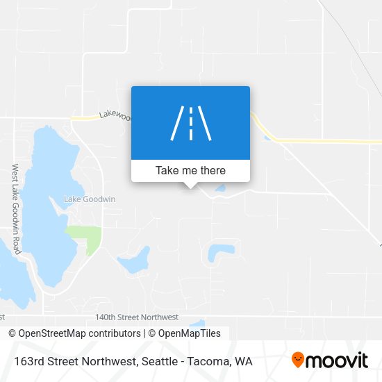 163rd Street Northwest map