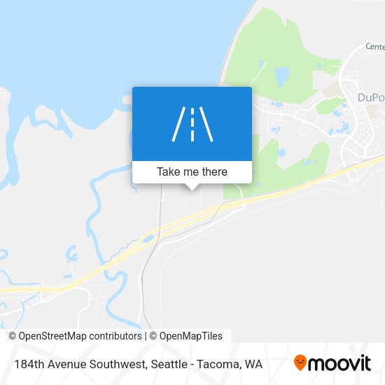 Mapa de 184th Avenue Southwest