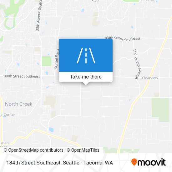 184th Street Southeast map