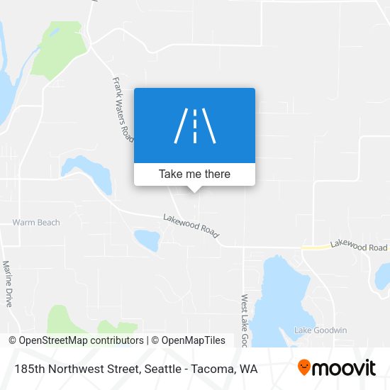 Mapa de 185th Northwest Street