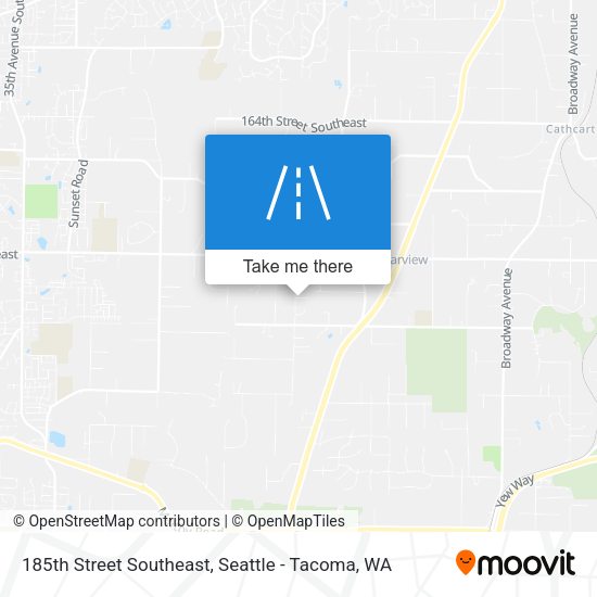 185th Street Southeast map
