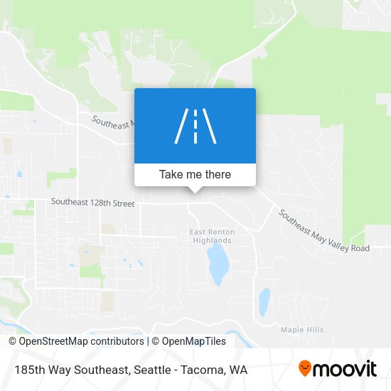 Mapa de 185th Way Southeast