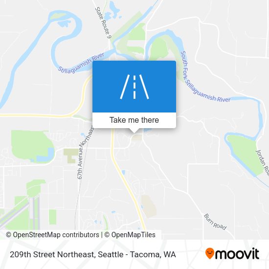 209th Street Northeast map