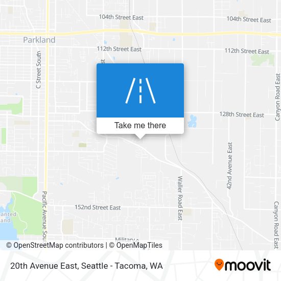 20th Avenue East map