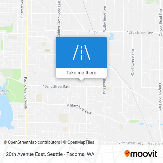 20th Avenue East map