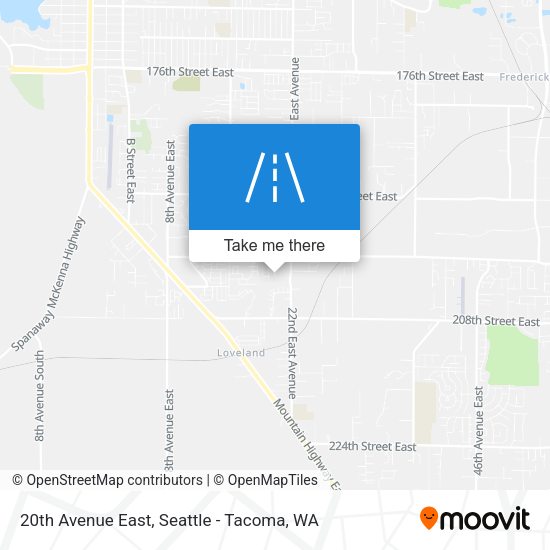 20th Avenue East map