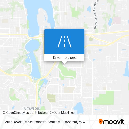 20th Avenue Southeast map