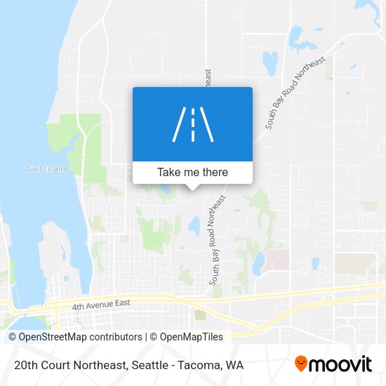 Mapa de 20th Court Northeast