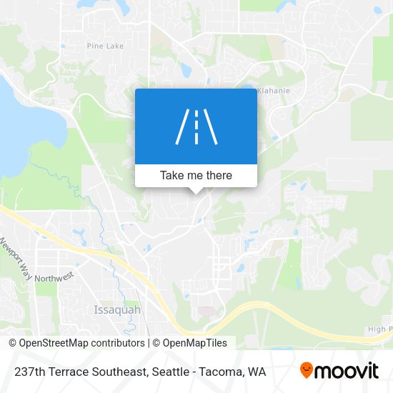 237th Terrace Southeast map