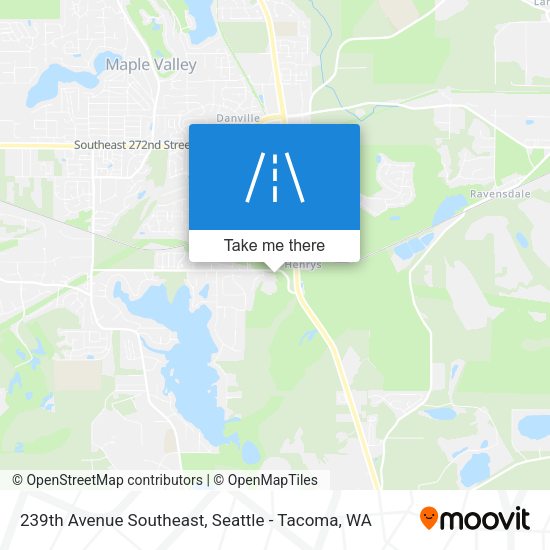 239th Avenue Southeast map