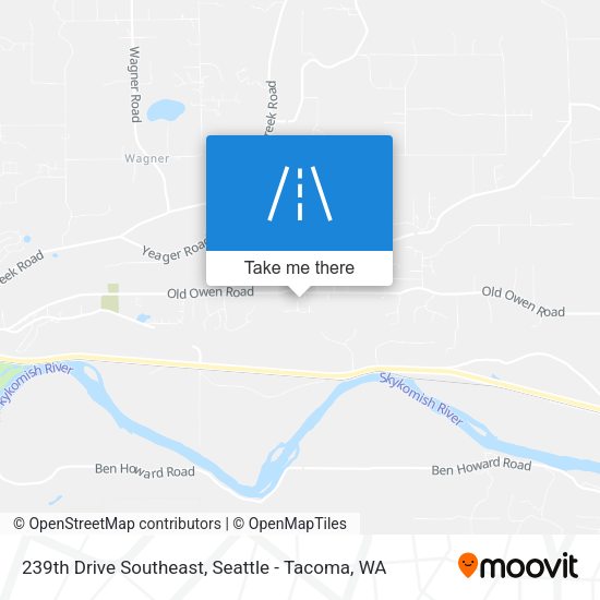 239th Drive Southeast map