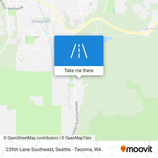 239th Lane Southeast map