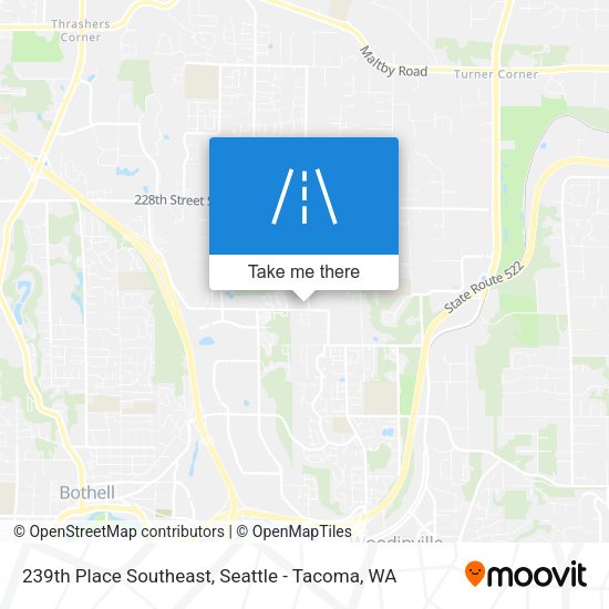 Mapa de 239th Place Southeast