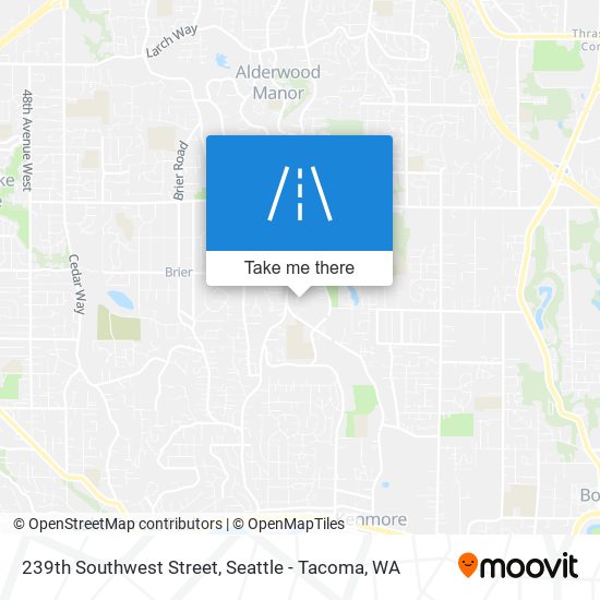 Mapa de 239th Southwest Street