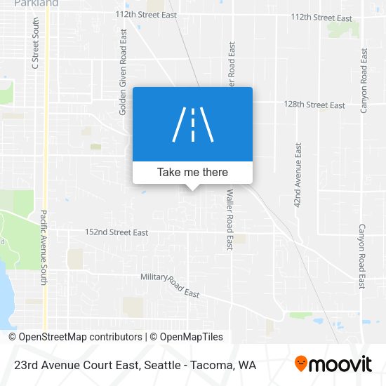 23rd Avenue Court East map