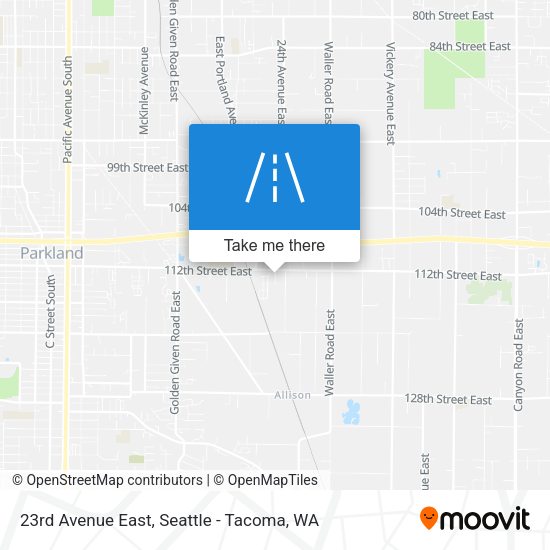 23rd Avenue East map