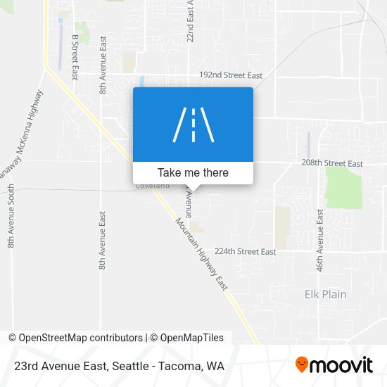 23rd Avenue East map