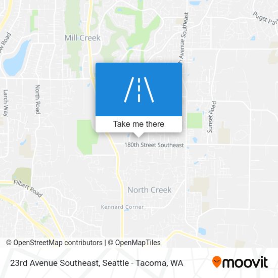 23rd Avenue Southeast map