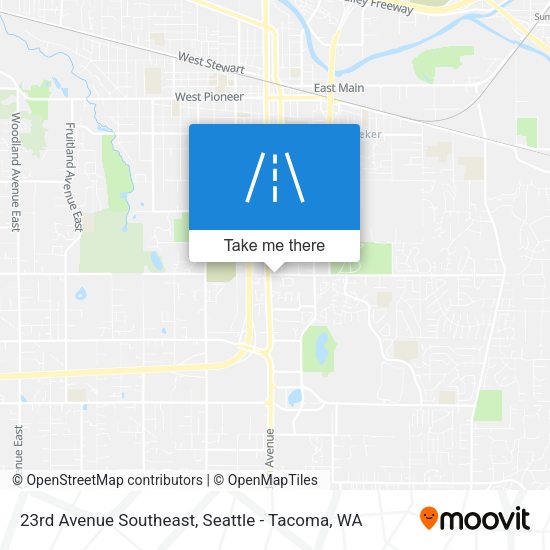 23rd Avenue Southeast map
