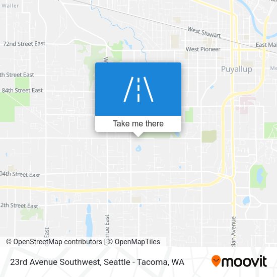 Mapa de 23rd Avenue Southwest