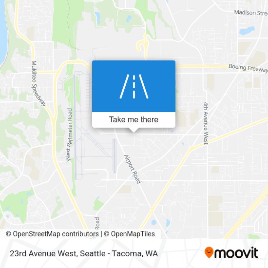 23rd Avenue West map