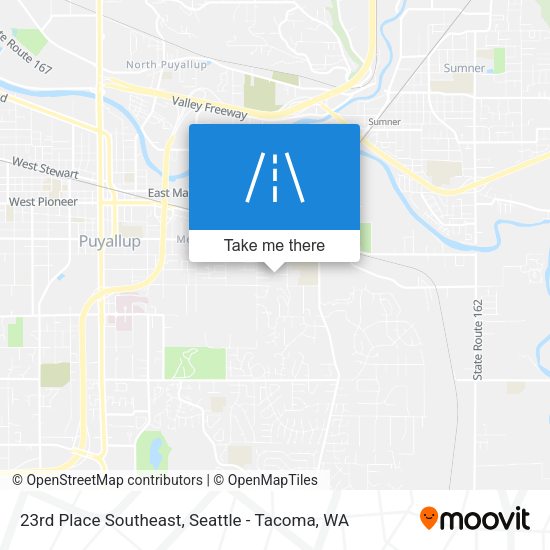 Mapa de 23rd Place Southeast