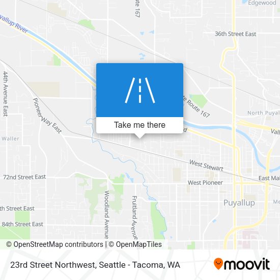 23rd Street Northwest map