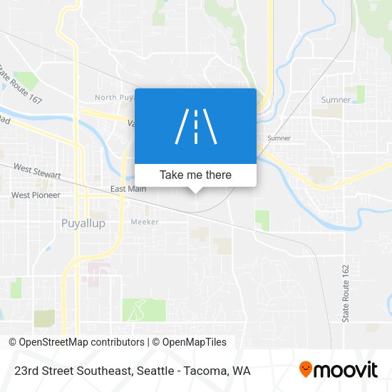 23rd Street Southeast map