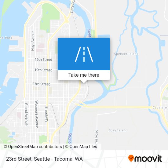 23rd Street map