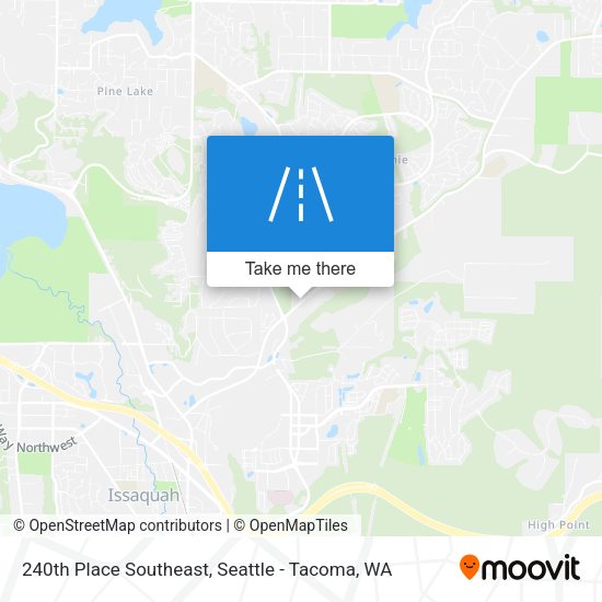 240th Place Southeast map