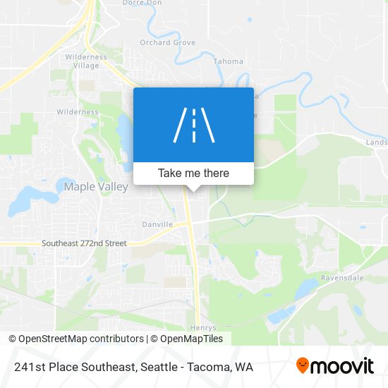 241st Place Southeast map