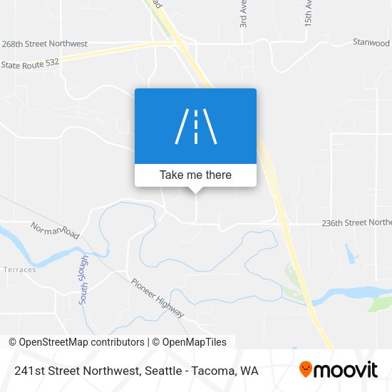241st Street Northwest map