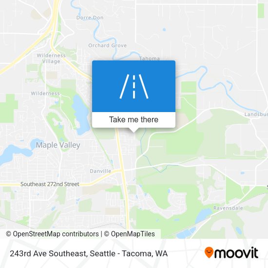 Mapa de 243rd Ave Southeast