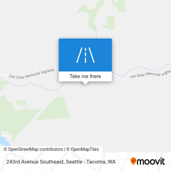 Mapa de 243rd Avenue Southeast