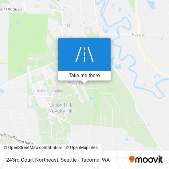 Mapa de 243rd Court Northeast