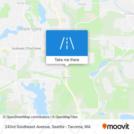 Mapa de 243rd Southeast Avenue