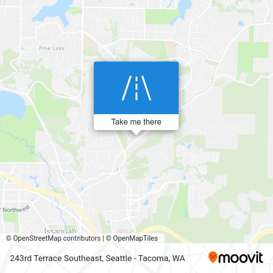 243rd Terrace Southeast map