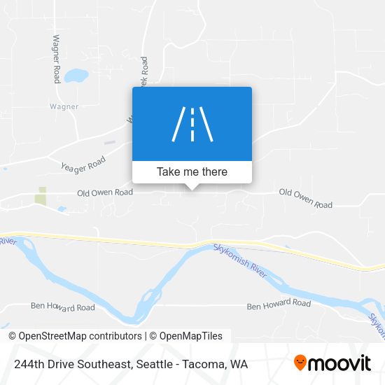 Mapa de 244th Drive Southeast