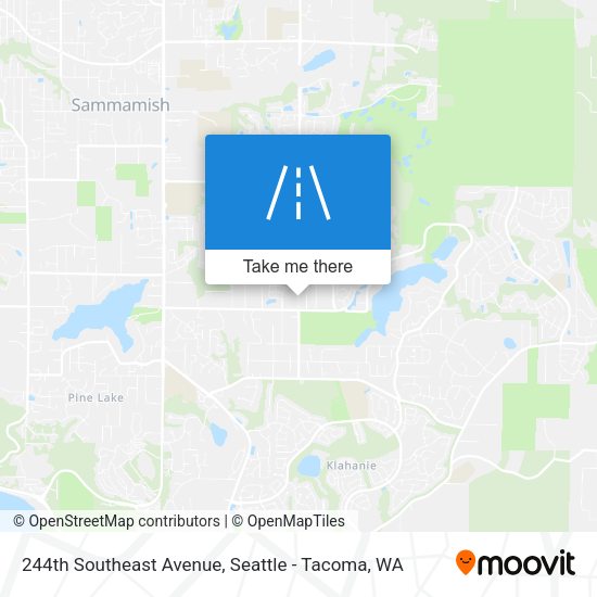 Mapa de 244th Southeast Avenue