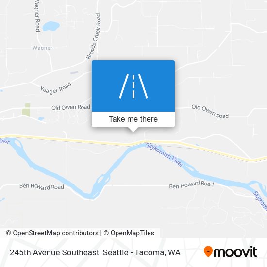245th Avenue Southeast map