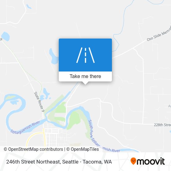 246th Street Northeast map