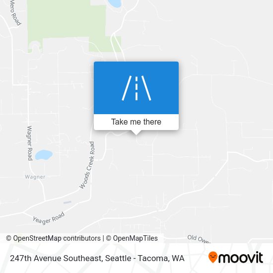 247th Avenue Southeast map
