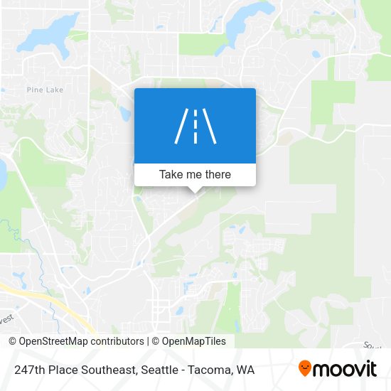 247th Place Southeast map