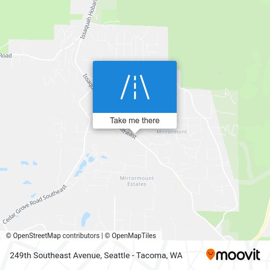 Mapa de 249th Southeast Avenue