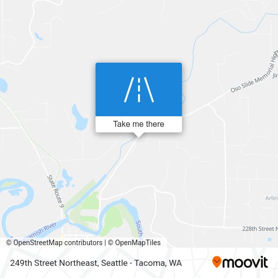 249th Street Northeast map