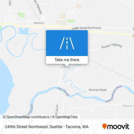 249th Street Northwest map