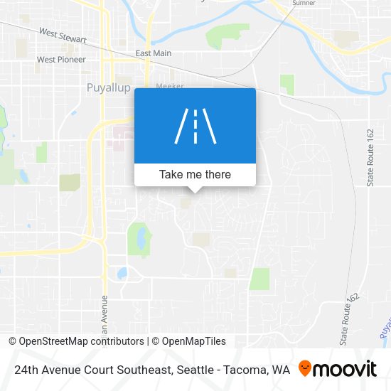24th Avenue Court Southeast map